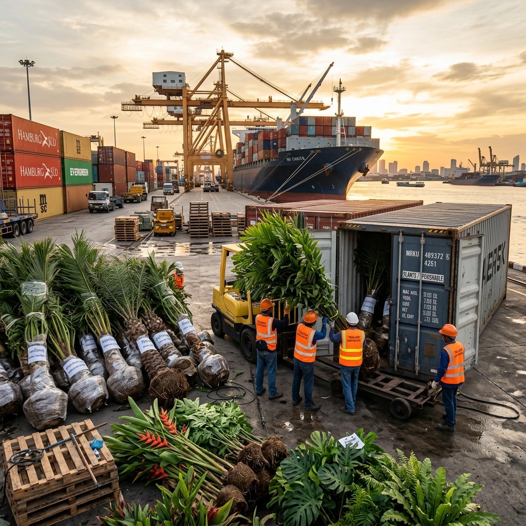 Container loading plant export Thailand